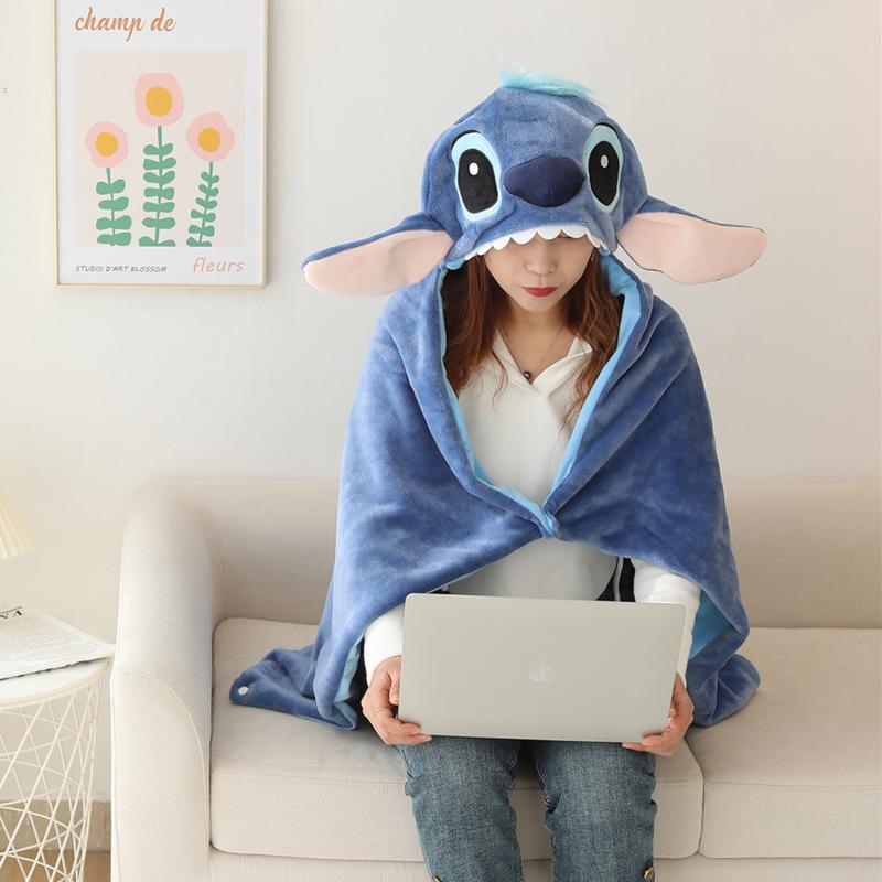 Disney Stitch Hoodie Coperta – Calda e Carina per Serate di Film Estive o Festività