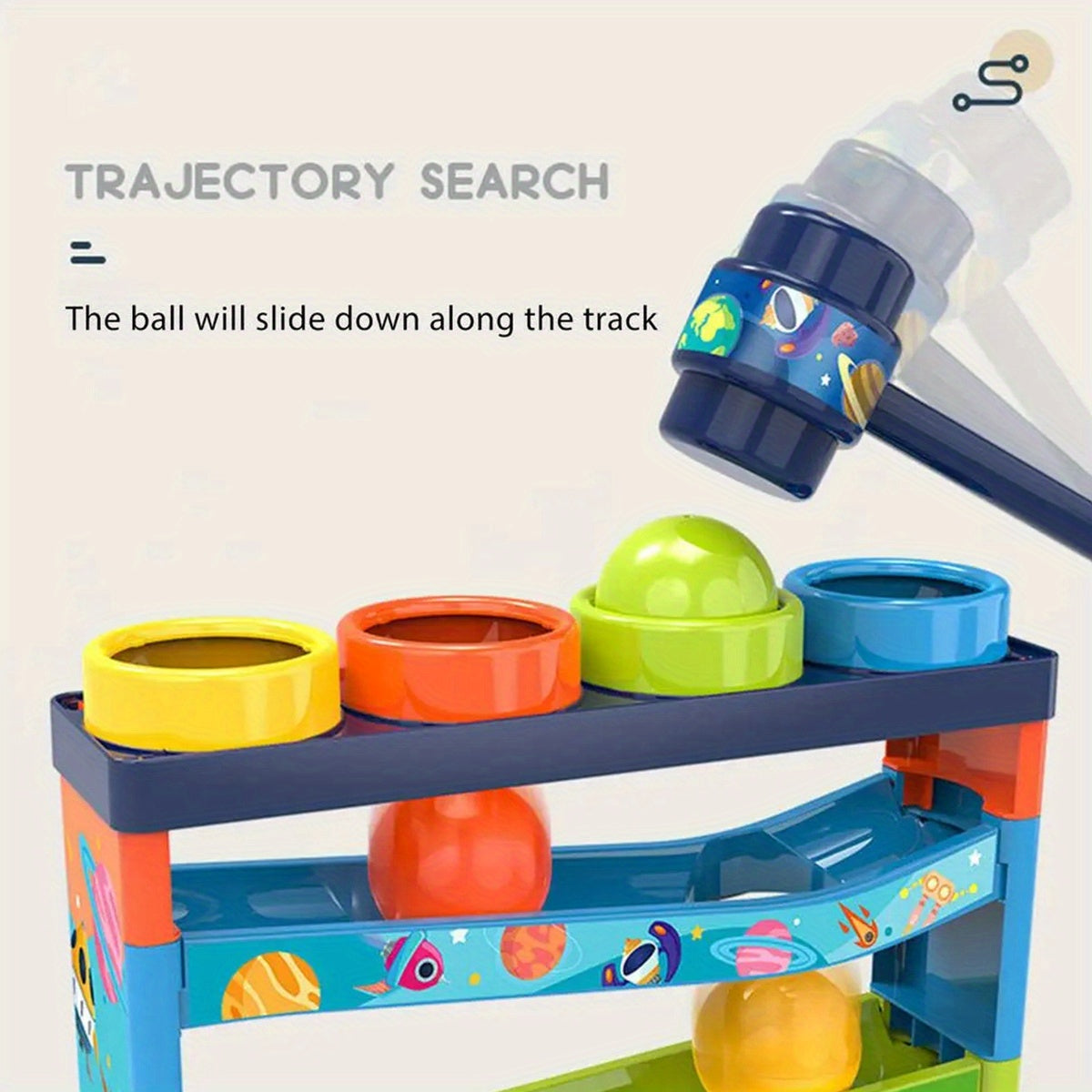 Sistema di Palline Colorato – Giocattolo Educativo per Bambini