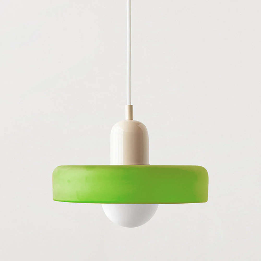 ColorLoop Pendant – Lampada a sospensione artistica in stile Bauhaus con luce calda
