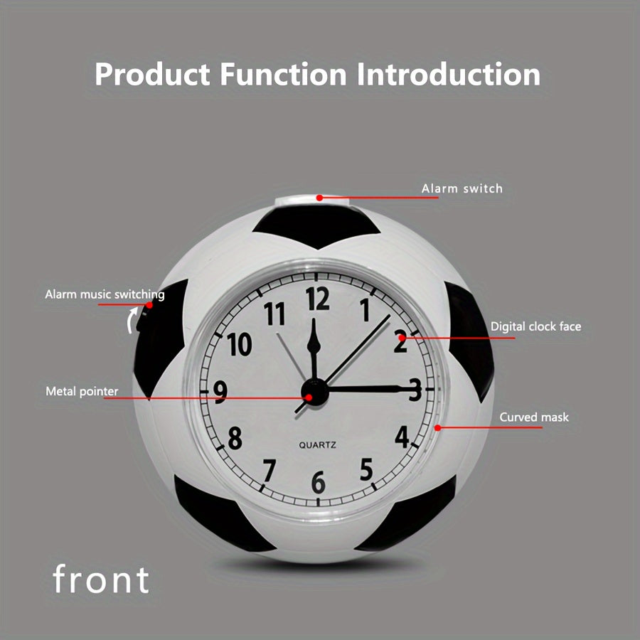 Sveglia Creativa a Forma di Calcio – Con Musica e Design Unico per Grandi e Piccini