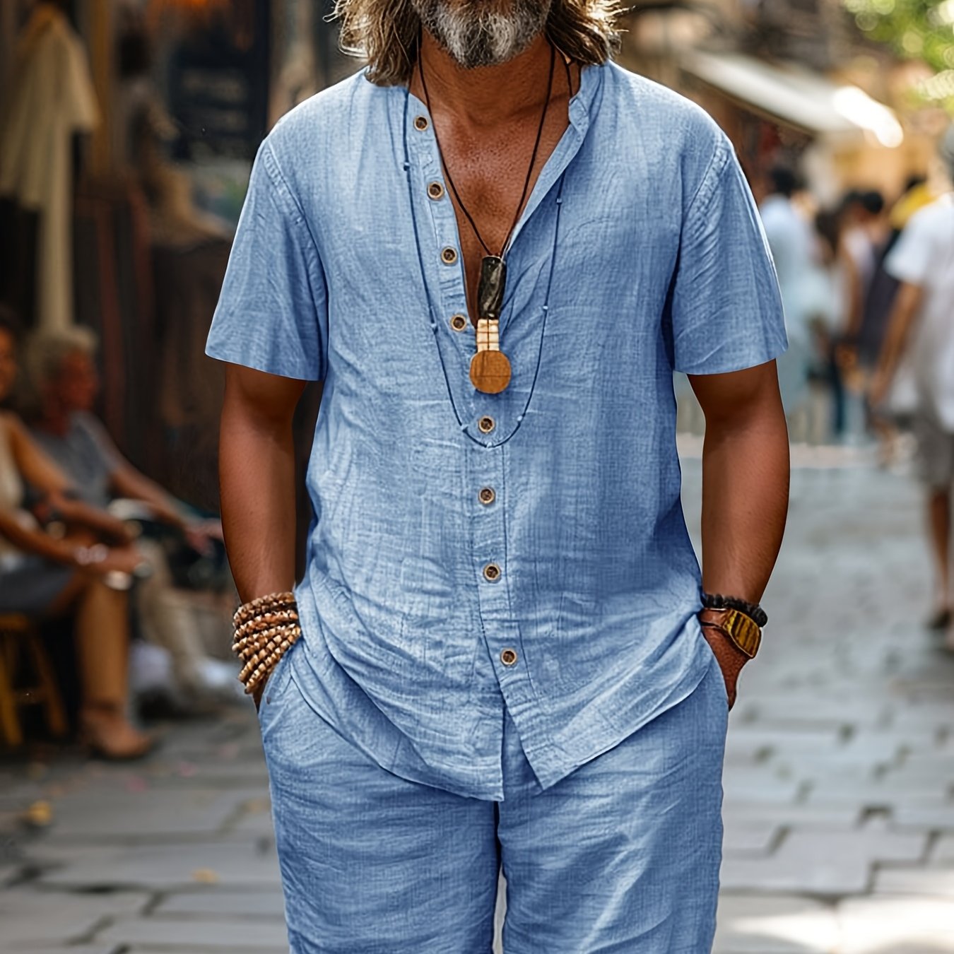 Set in Lino Breeze – Comfort Estivo ed Eleganza Casual