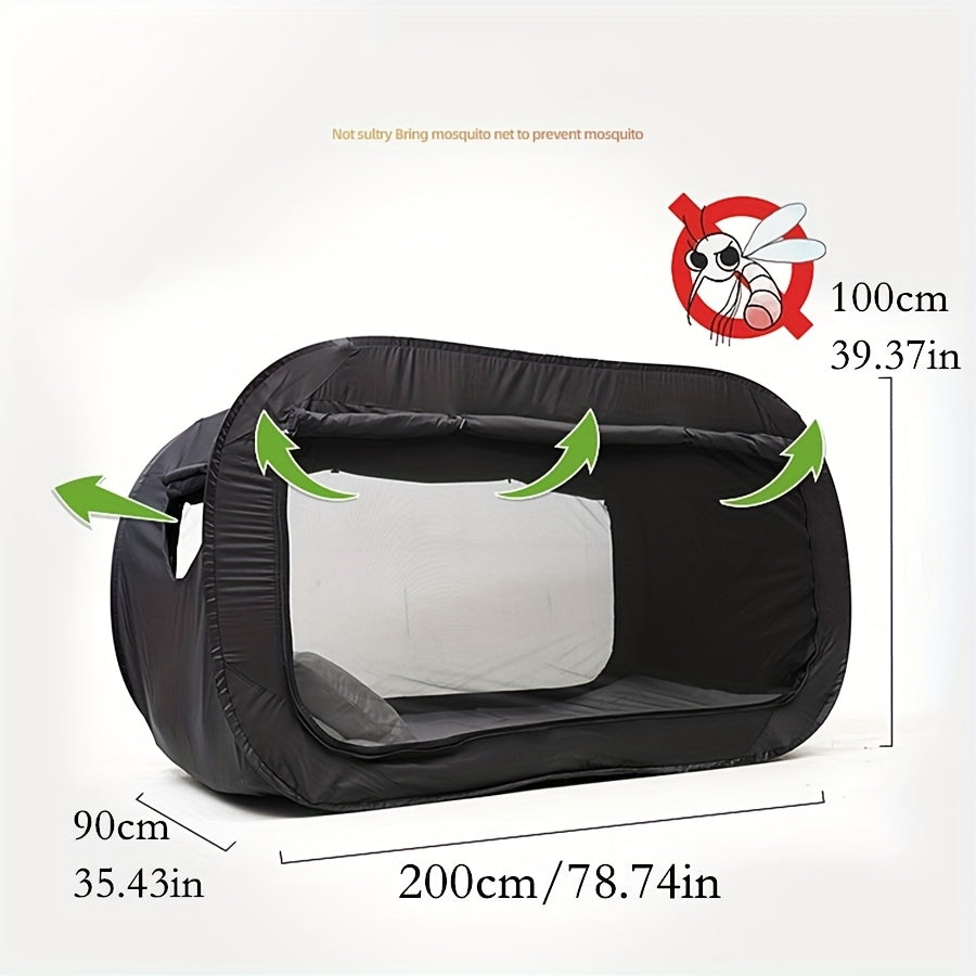 CozyNest Letto a Tenda Pieghevole – Protezione e Riposo a Portata di Mano