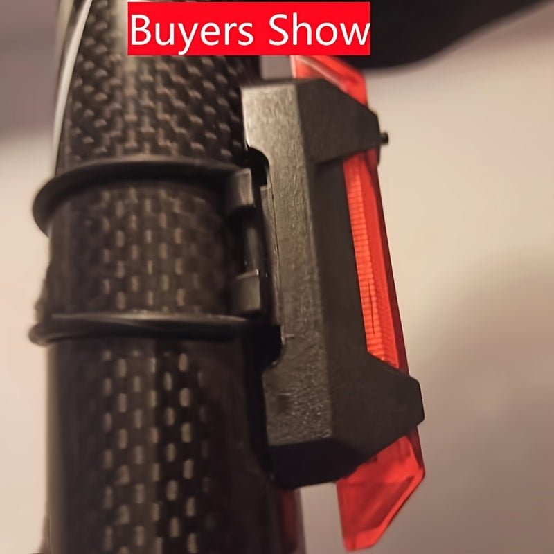 SafeRide LED Luce Posteriore – Ricaricabile USB e Luminoso