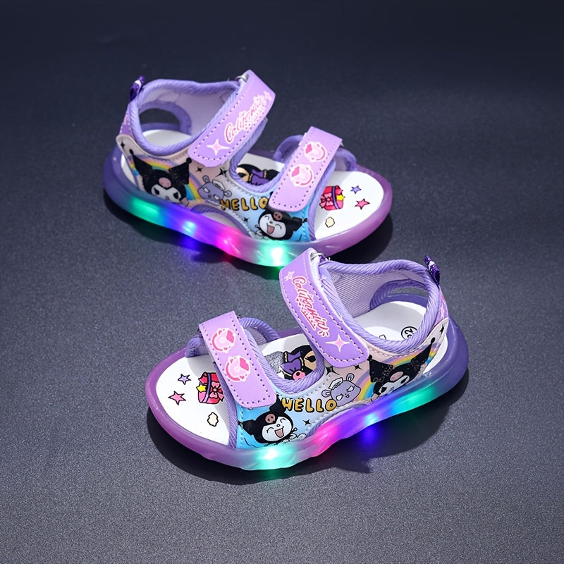 Sandali per Ragazze Sanrio con Illuminazione – Sandali Kawaii con Cartoni Animati per l'Estate