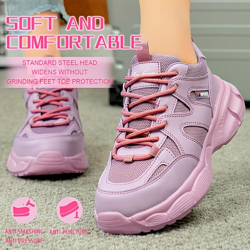 Sneakers di Sicurezza per Donne – Punta in Acciaio e Antiforo