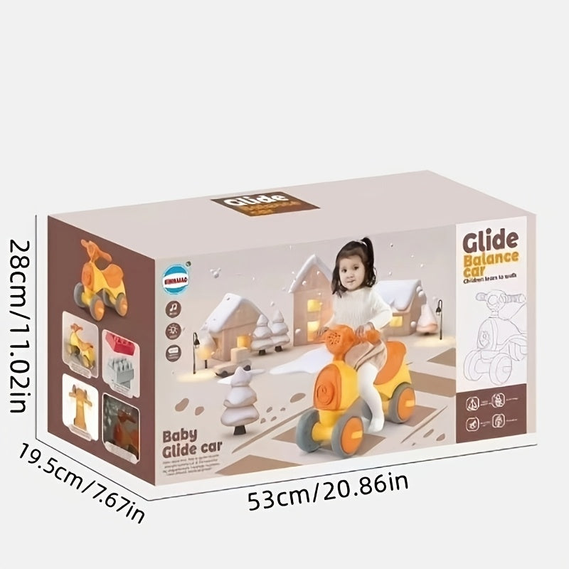 Bici Equilibrio Stabile per Bambini – Imparare a Camminare e Stare in Piedi con Colori Giocosi e Sicurezza