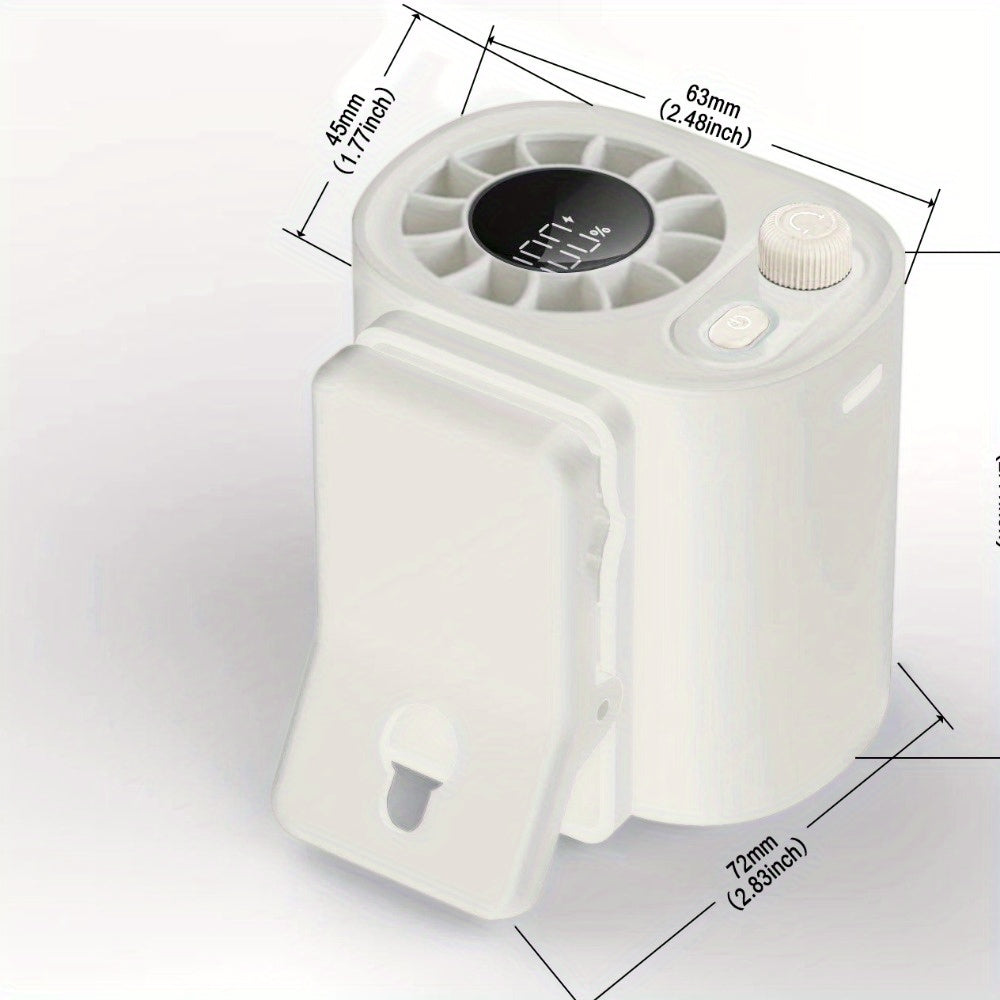 BreezeClip Mini Ventilatore – Raffreddamento Potente, Ovunque e Sempre