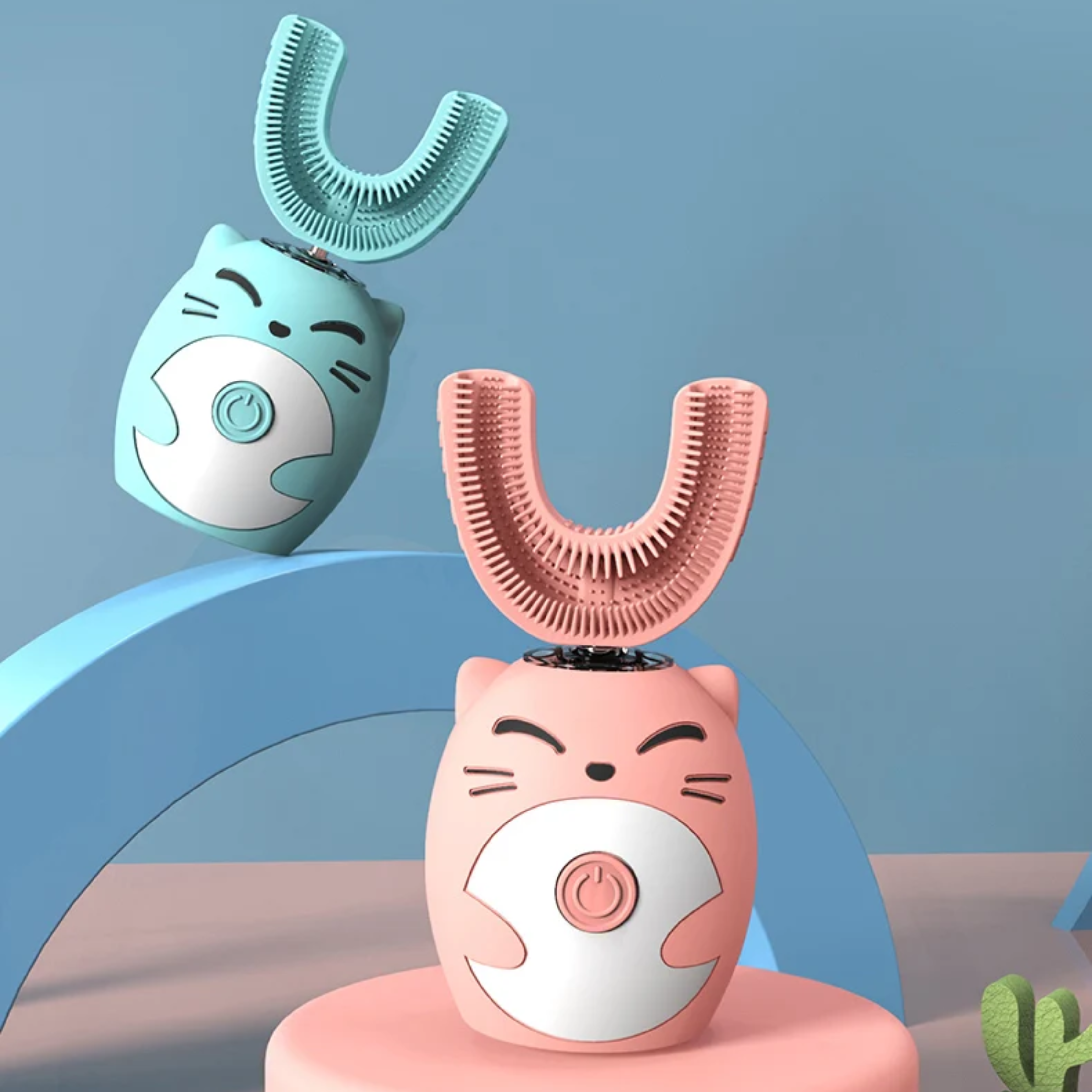 Spazzolino Automatico per Bambini - Cura della Bocca Veloce ed Efficace