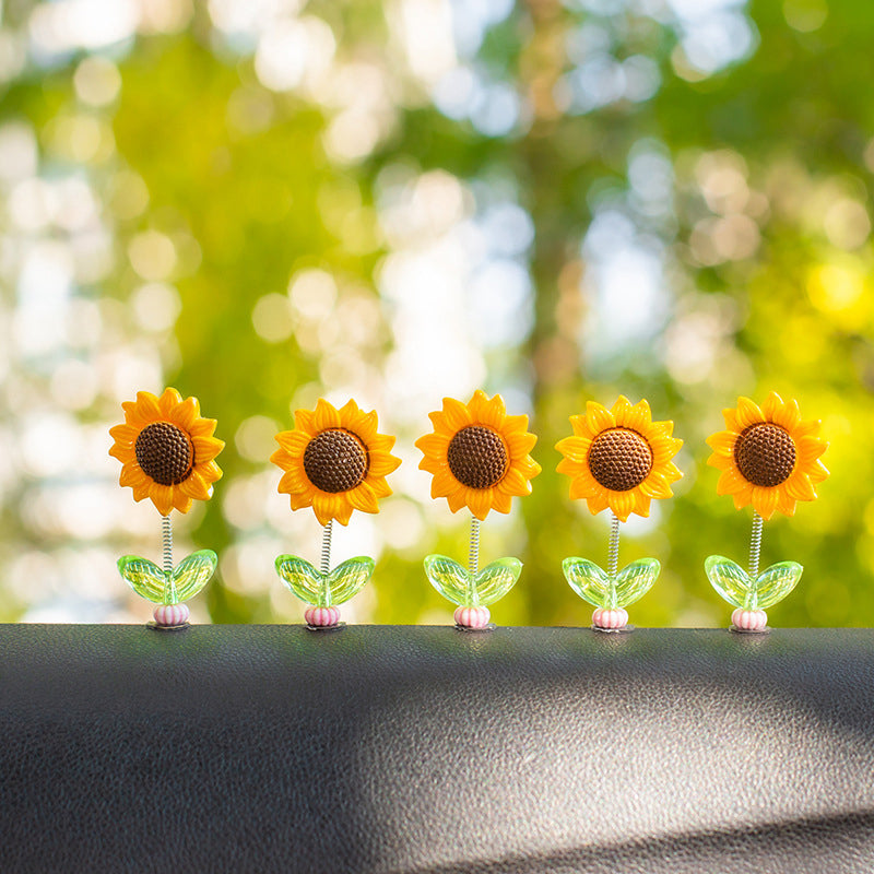 SunnyRide - Delizioso ornamento auto a girasole