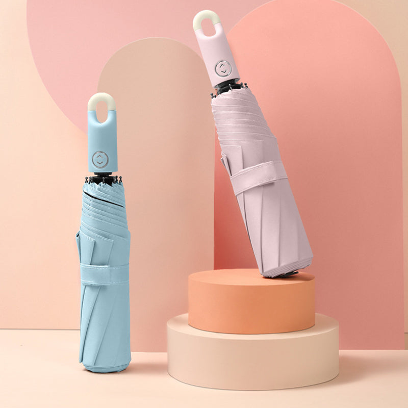 Ombrello Compatto e Resistente al Vento - Pratica Protezione Pieghevole