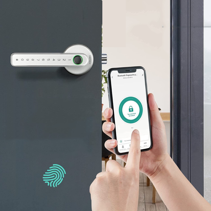 Pulsante Smart con Impronta Digitale - Sicurezza e Comodità in Uno