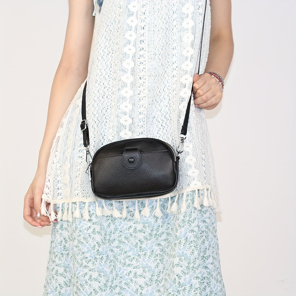 Borsa a Spalla Vintage di Grande Capacità – Vera Pelle con Molteplici Comparti