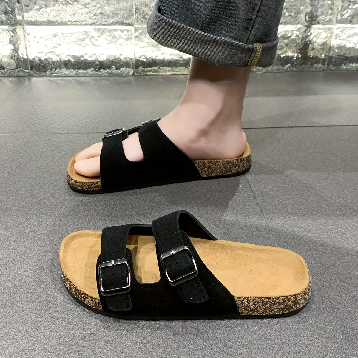 Infradito Retro con Doppia Cintura Regolabile per Uomini – Comodi e Stilos per Uomini