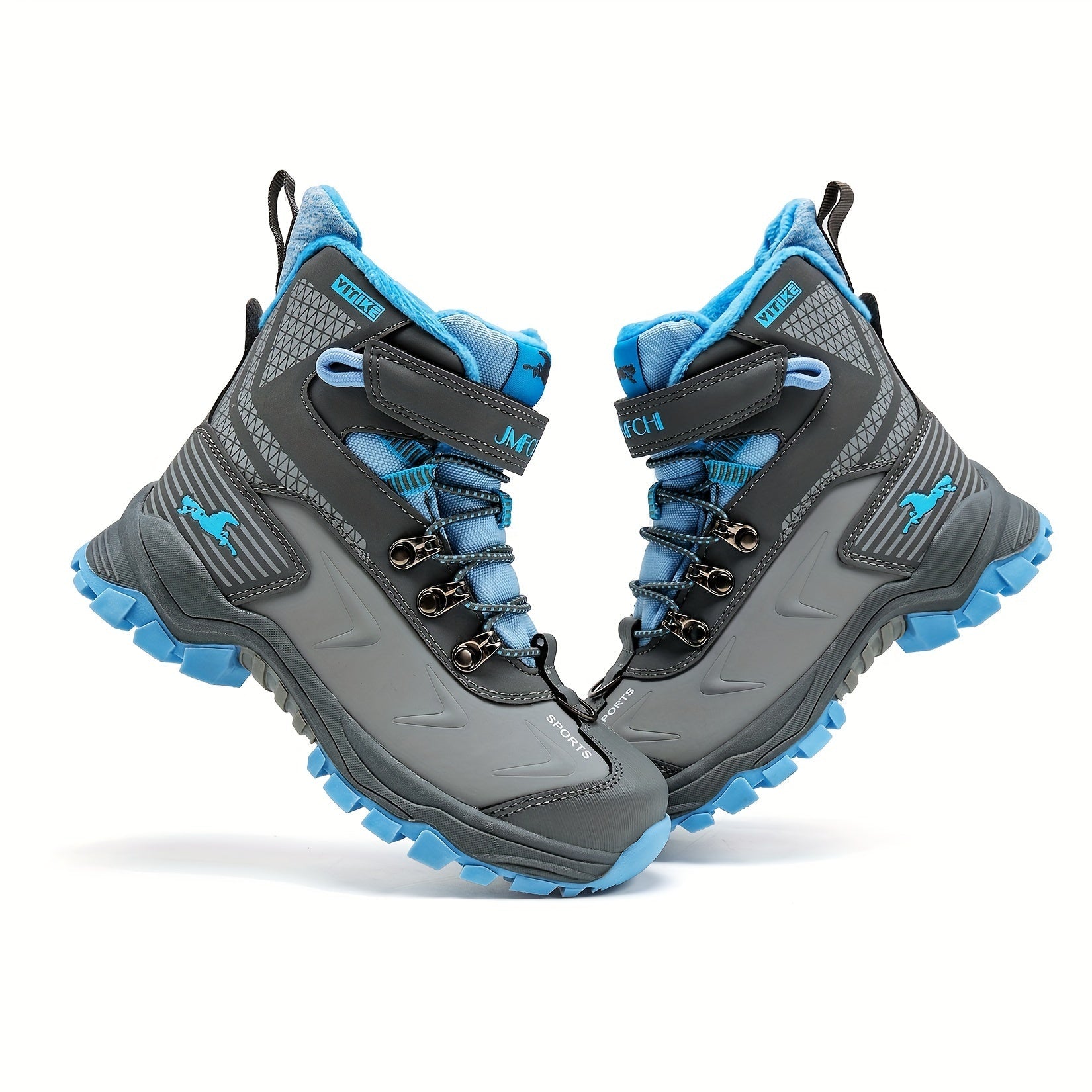 Stivali da Neve Alti da Donna – Scarpe da Passeggio Antiscivolo con Fodera Calda