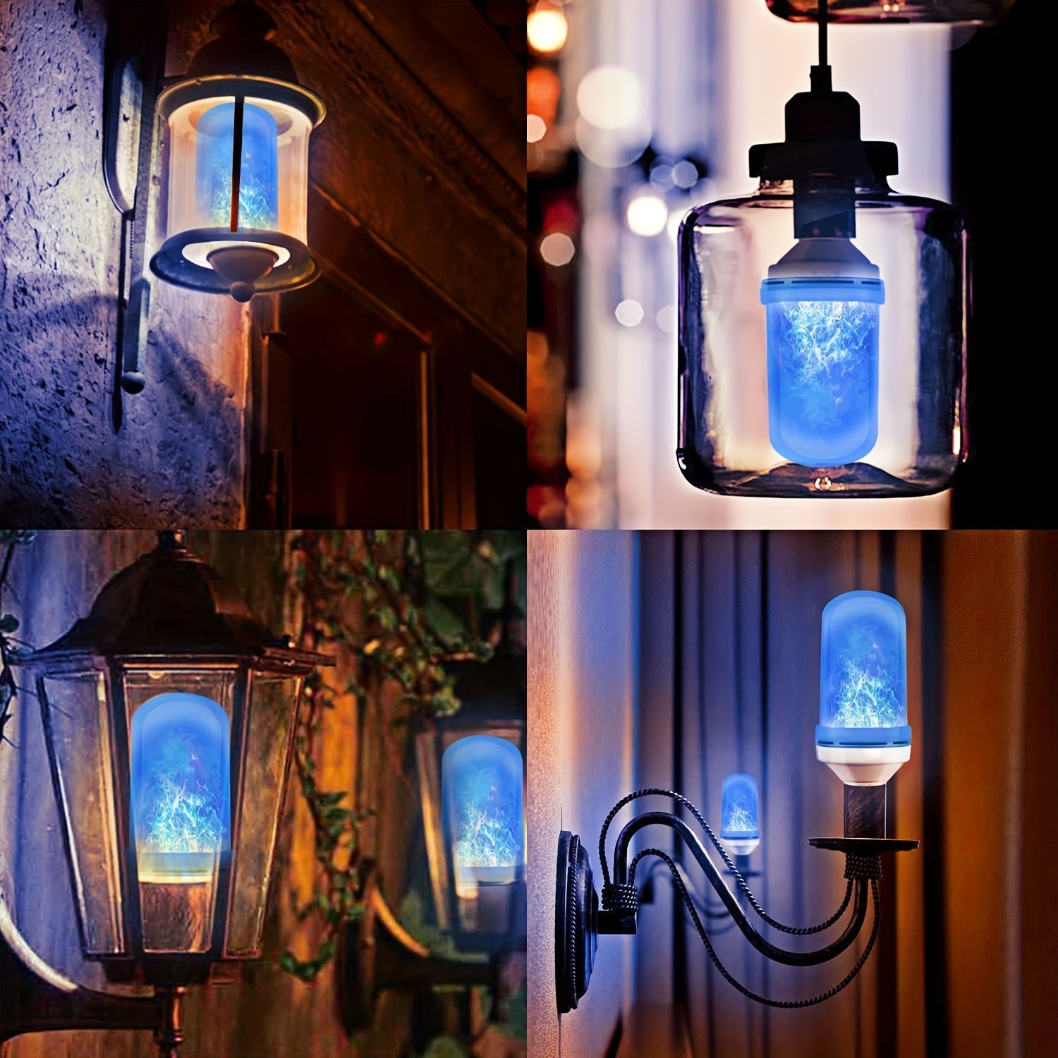 FlameGlow LED Luci - Magico Effetto Fiamma in Due