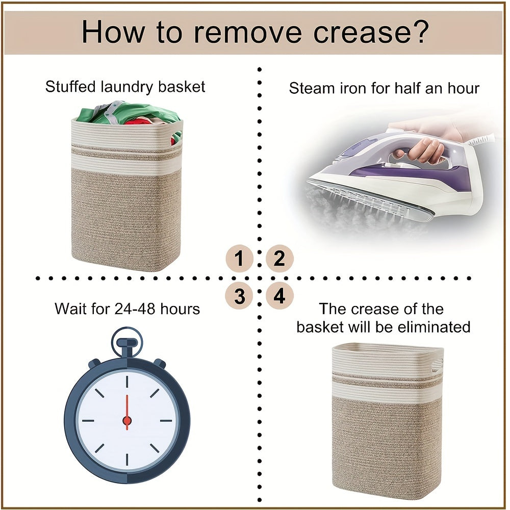 Cesto di Stoccaggio Jumbo - Spazio per Tutto, Elegante e Pratico