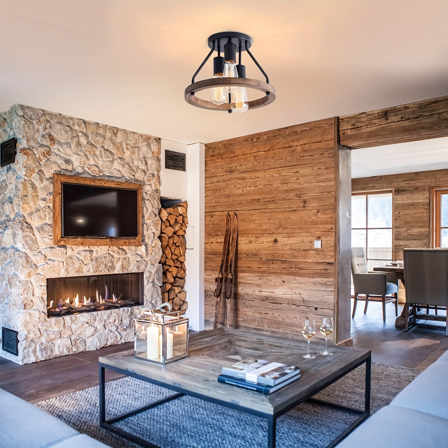 Lampada a Tre Bracci - Per Illuminazione Atmosferica e Carattere