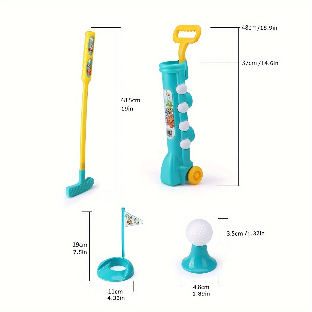 Set da Mini Golf per Bambini - Per Divertimento e Avventure Attive all'Aperto