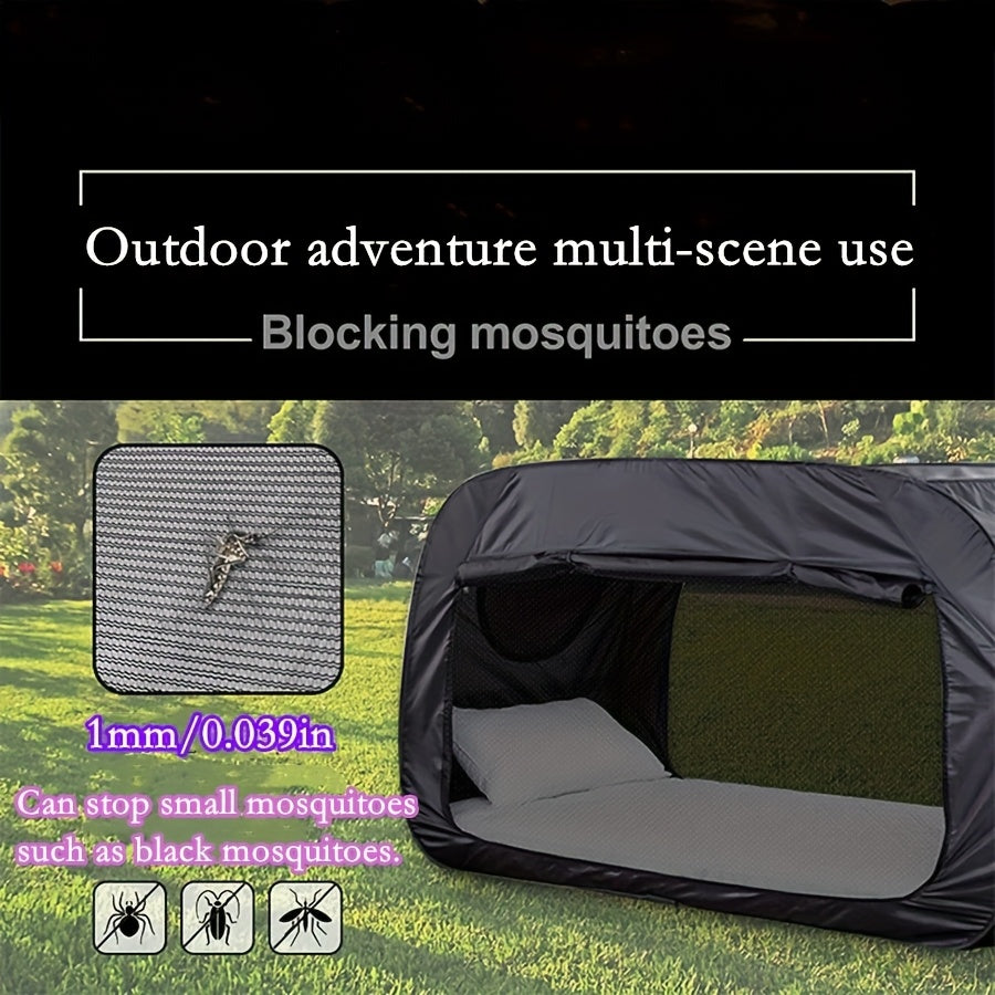 CozyNest Letto a Tenda Pieghevole – Protezione e Riposo a Portata di Mano