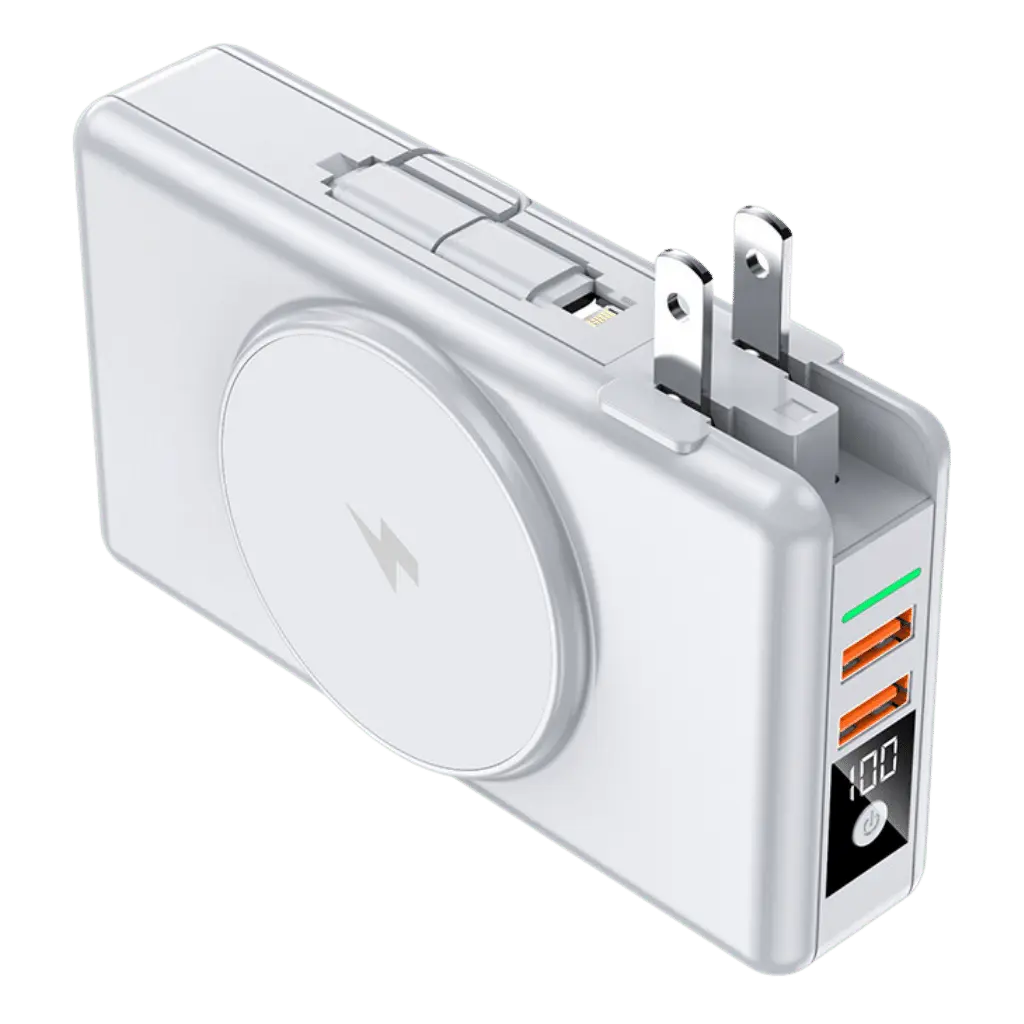 EnergieMate 5-in-1 Powerbank – Compagno di viaggio intelligente con 15.000mAh