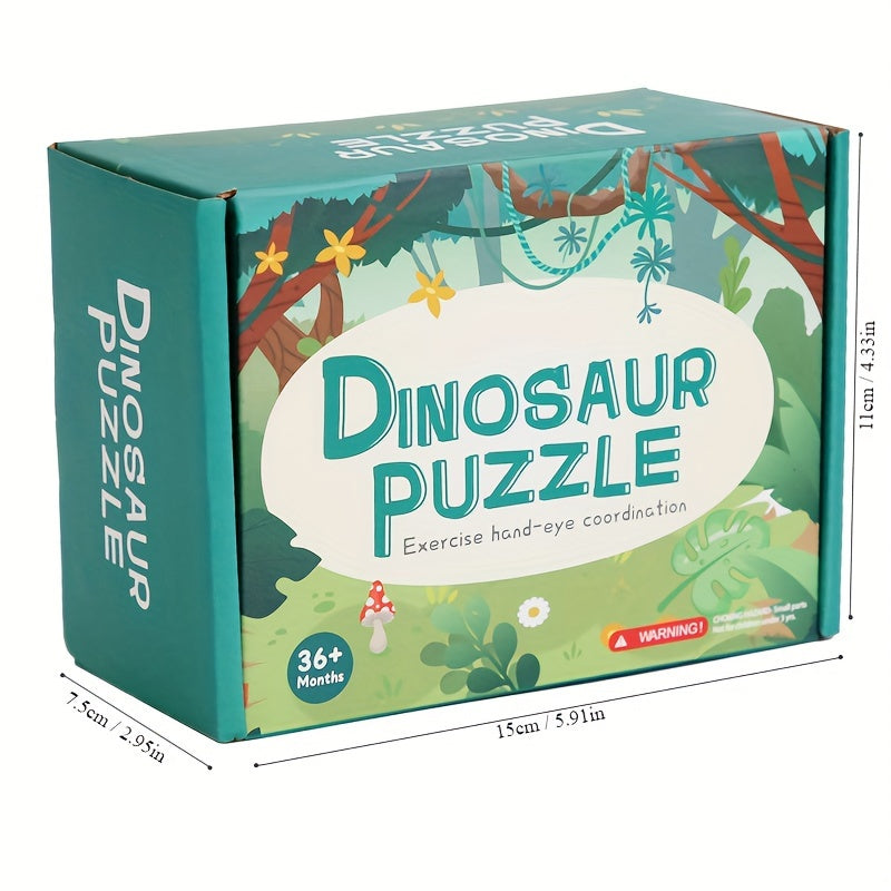 Puzzle Educativo dei Dinosauri - Per Apprendimento Creativo e Divertimento