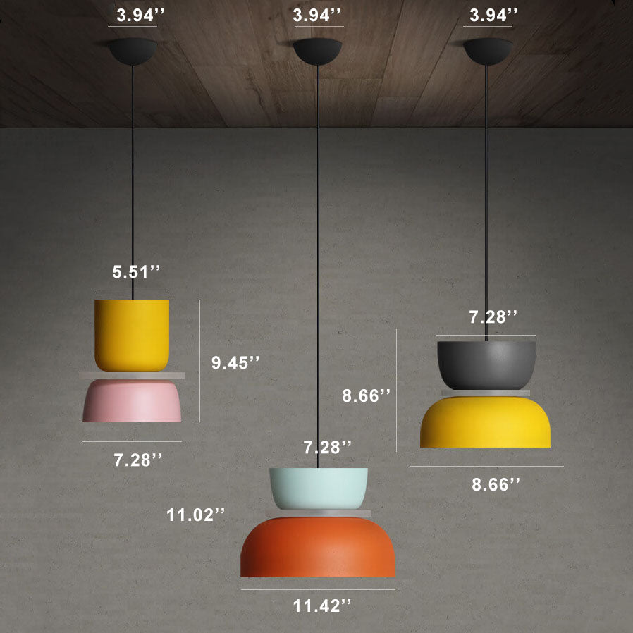 Lampada a sospensione Scandi Glow – Design Colorato, Moderno ed Energetico