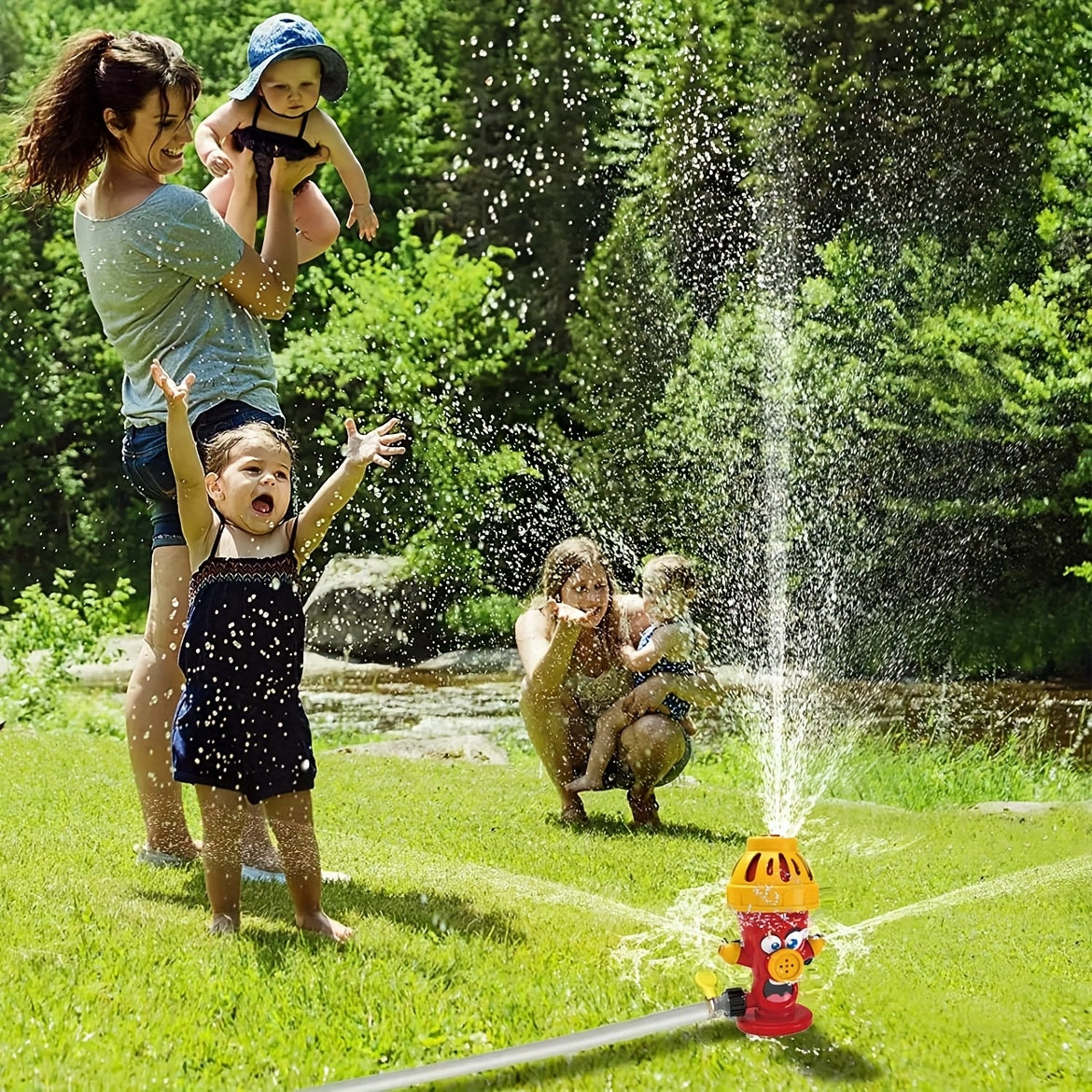 Spruzzatore d'Acqua a Forma di Idrante – Divertimento e Rinfresco per Bambini