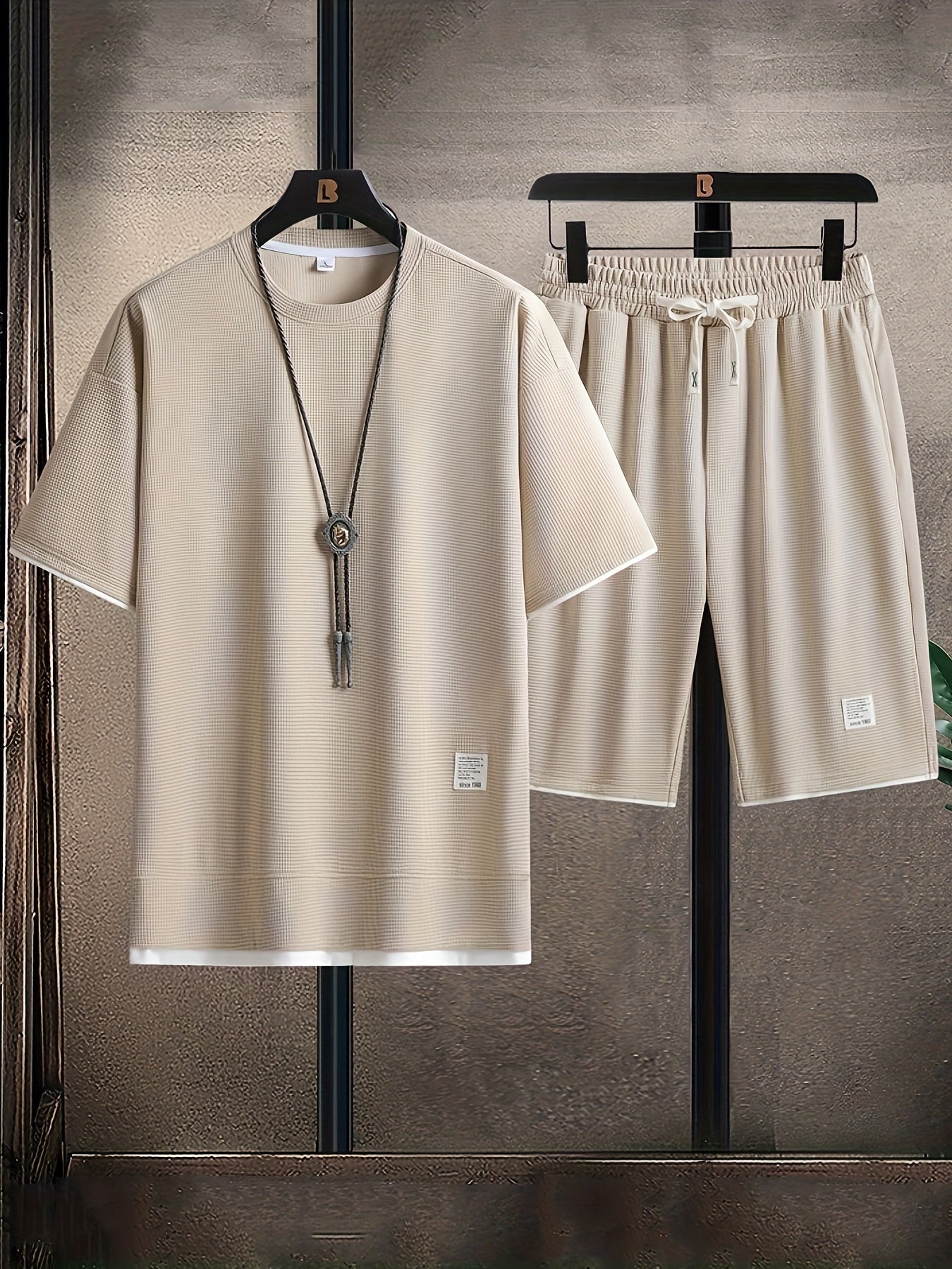 Set da Uomo Trendy con Collo Rotondo – Confortevole e Traspirante per Estati Attive