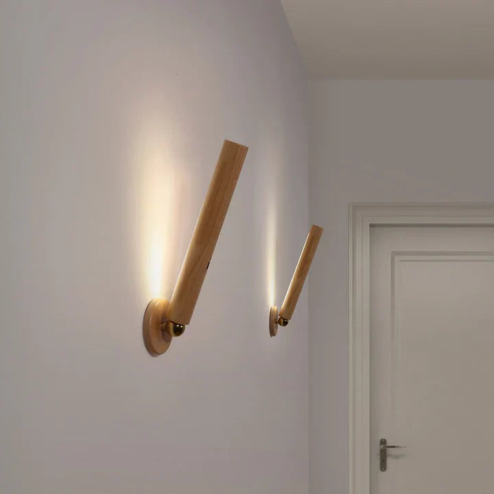 Aura Lampada da Parete in Legno - Per Illuminazione Atmosferica e Flessibile
