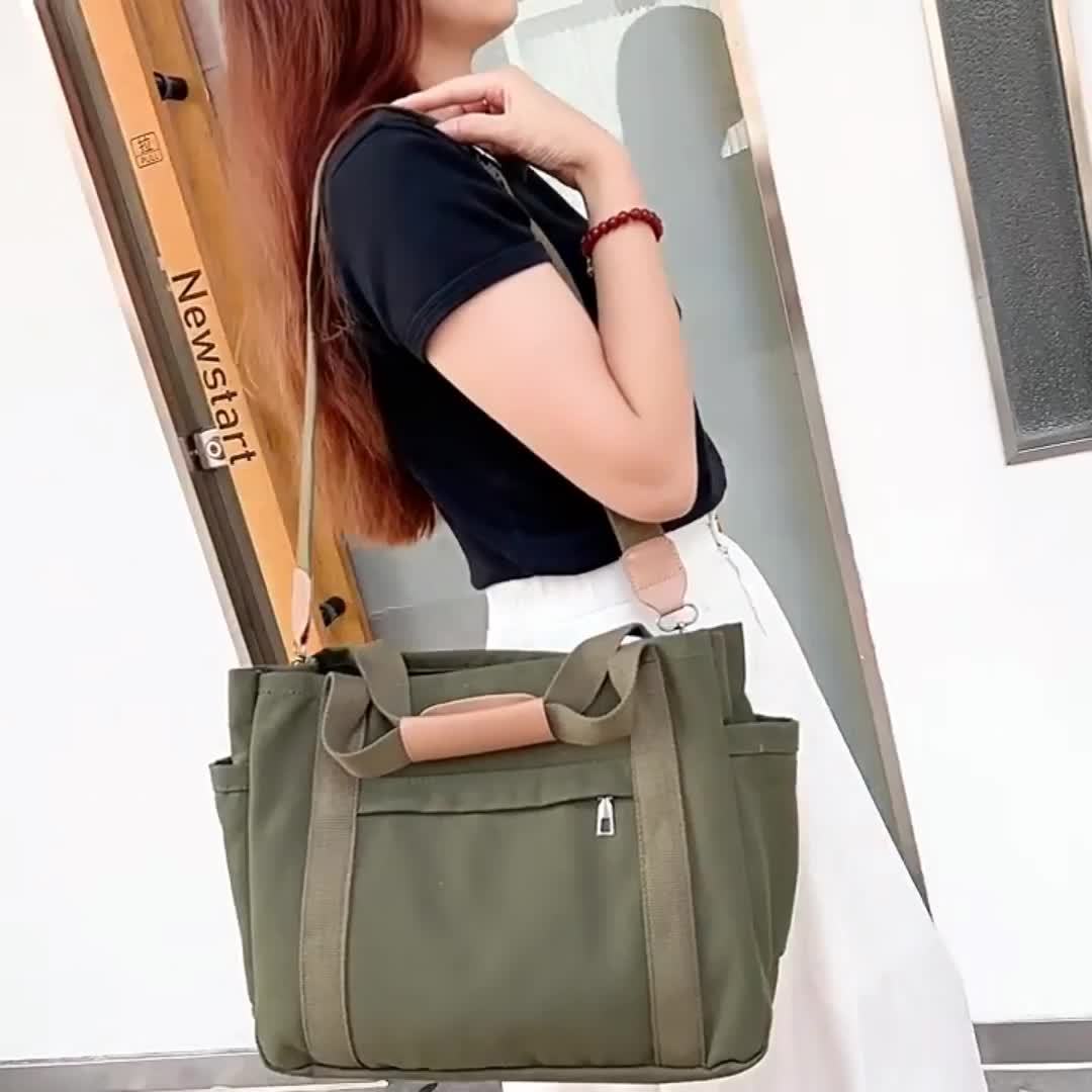 ComfortCarry Borsa Tote Donna – Leggera con Cinghia Rimovibile e Ampio Spazio di Archiviazione