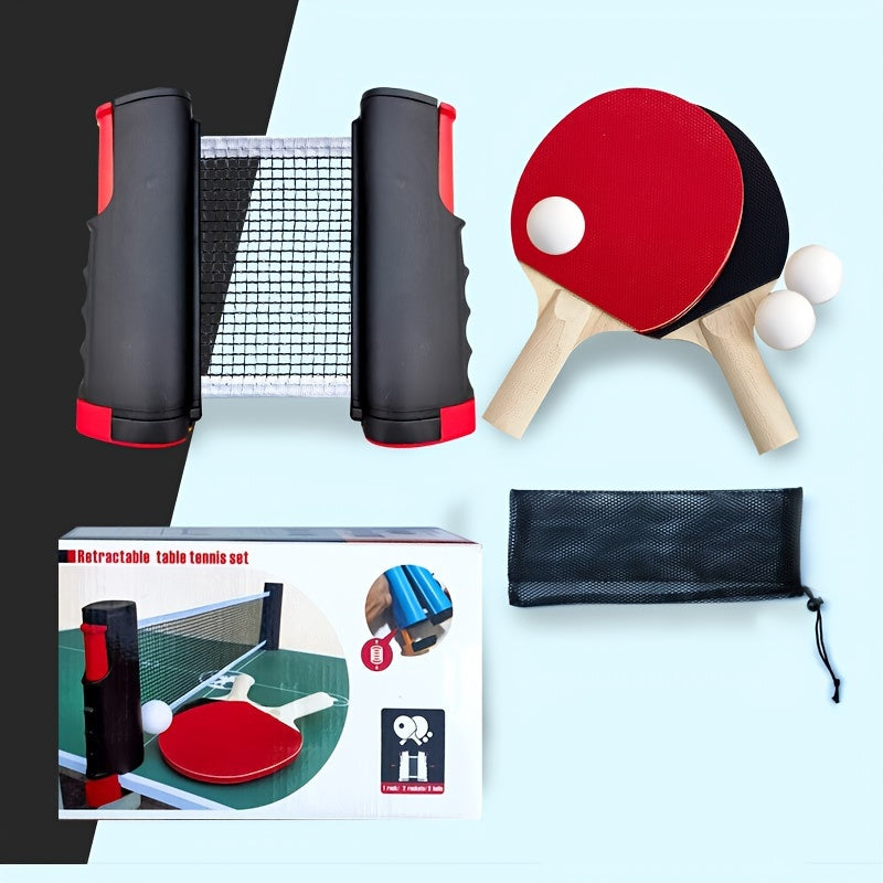 Set di Ping Pong Portatile - Ideale per Esterni e Interni