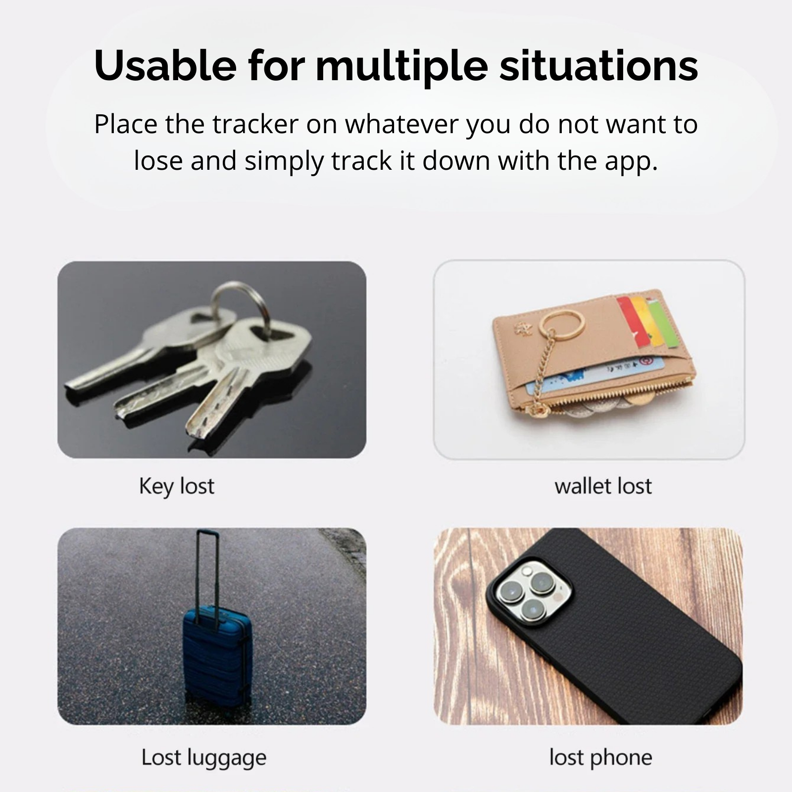 TrackMate Pet Finder – Tracker Bluetooth Antifurto per Animali Domestici e Oggetti