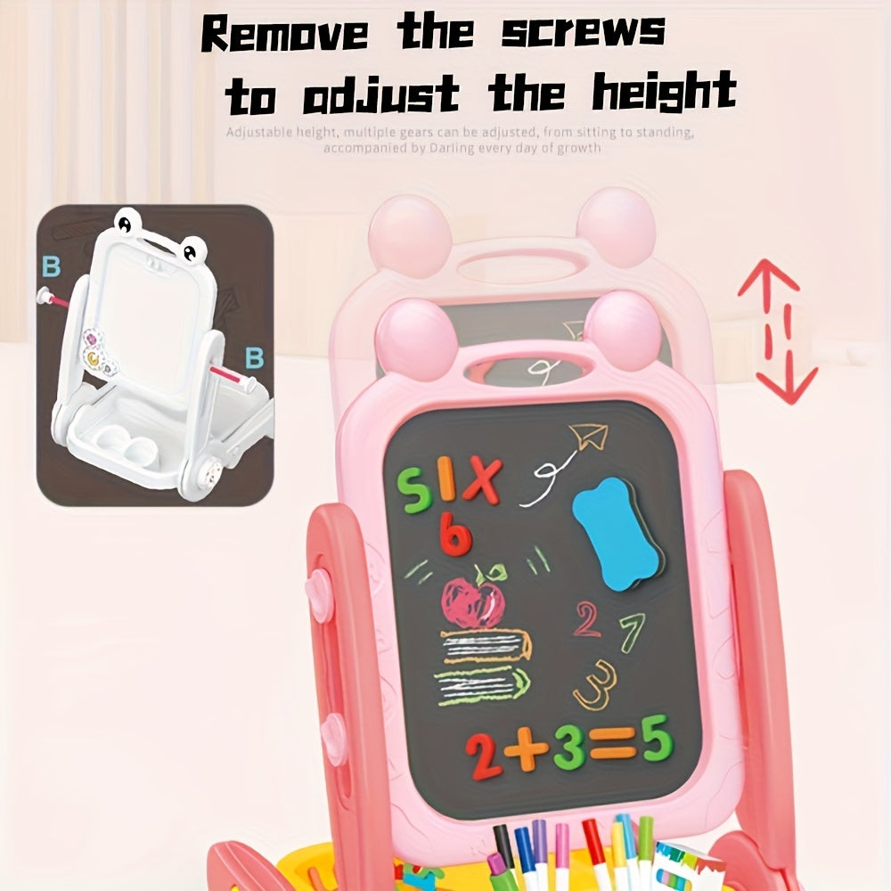 Lavagna Doppia Faccia per Bambini – Magnetica con Funzioni Educative per Imparare e Giocare