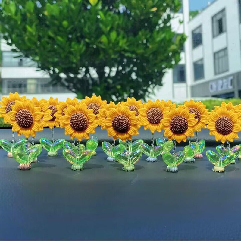 SunnyRide - Delizioso ornamento auto a girasole