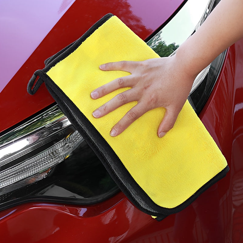 Asciugamano per Lavaggio Auto in Microfibra Doppio Lato – Morbido e Assorbente per Lucentezza