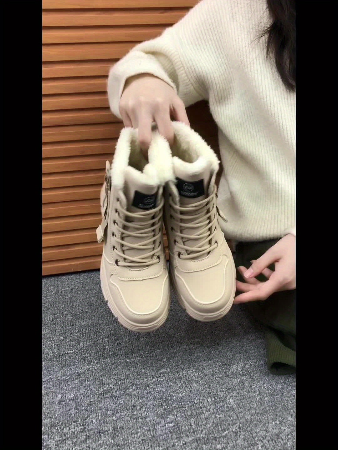 Stivali Invernali Confortevoli per Donne – Stivaletti Caldi con Design Elegante