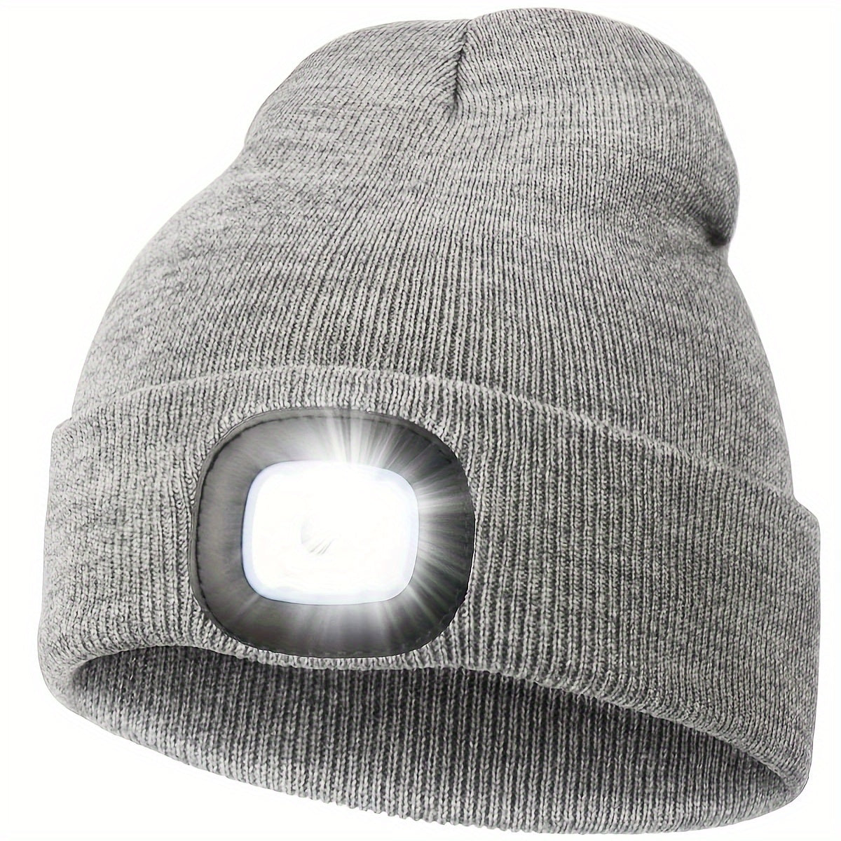 Beanie Unisex con Luce LED – Illuminazione Pratica per Passeggiate Serali