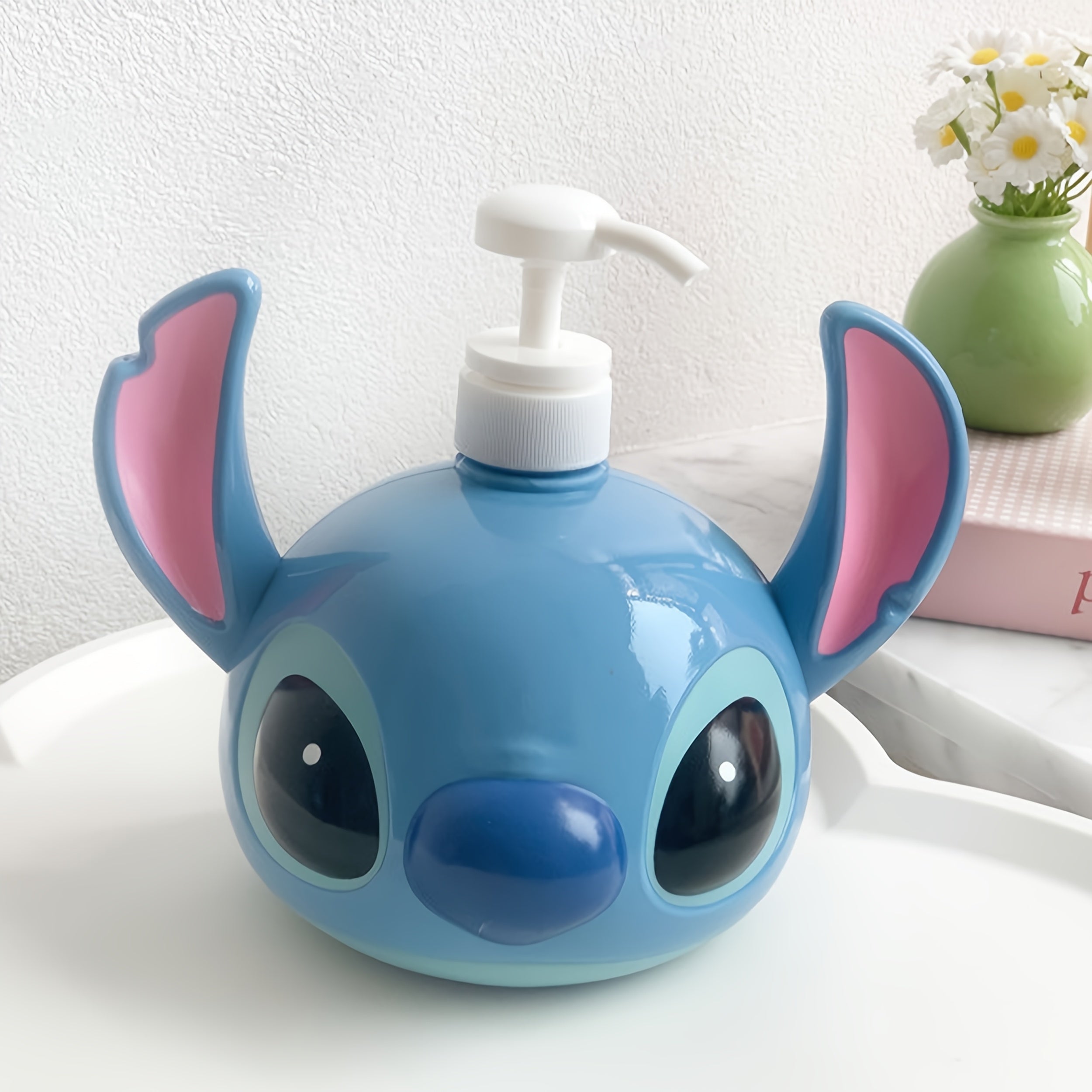 Dispenser per Shampoo in PVC Disney Stitch – Perfetto per Bagno e Cucina