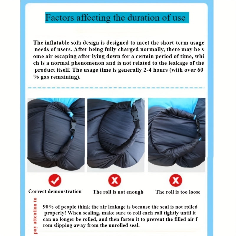 Panca Gonfiabile da Esterno – Comfort e Facilità per Ogni Avventura