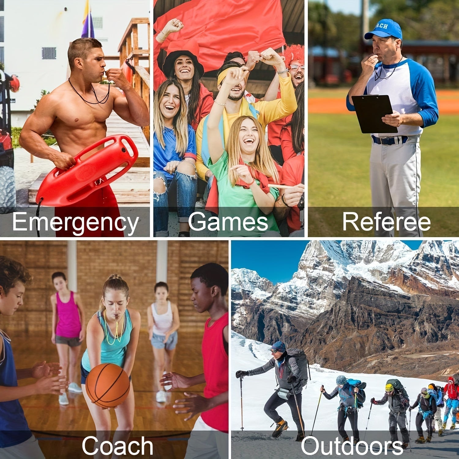 Fischietto di Emergenza con Bussola e Termometro – Design Sostenibile e Galleggiante per Avventure di Sopravvivenza e Outdoor