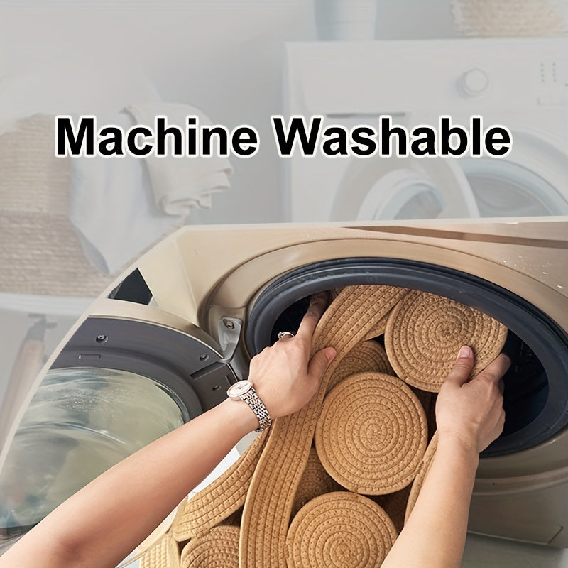 Tappetino da Bagno Bohemien Tessuto a Mano – Perfetto per il tuo Bagno o Ingresso