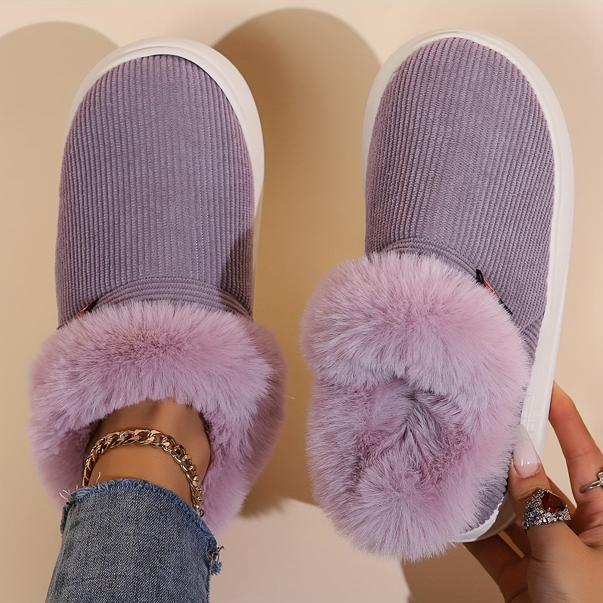 Liza Fluffy Pantofole - Calore e Comfort per Donne