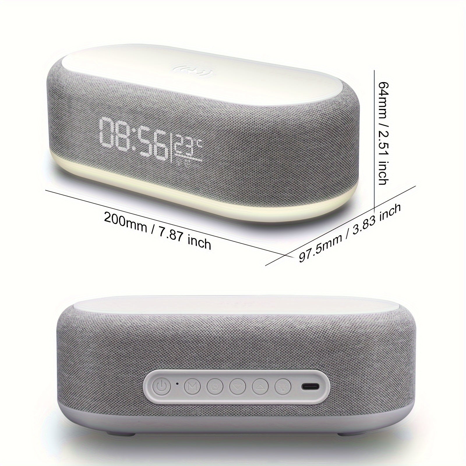 GlowTime Lampada Notturna Multifunzionale – Compatta e Pratica per Ogni Stanza