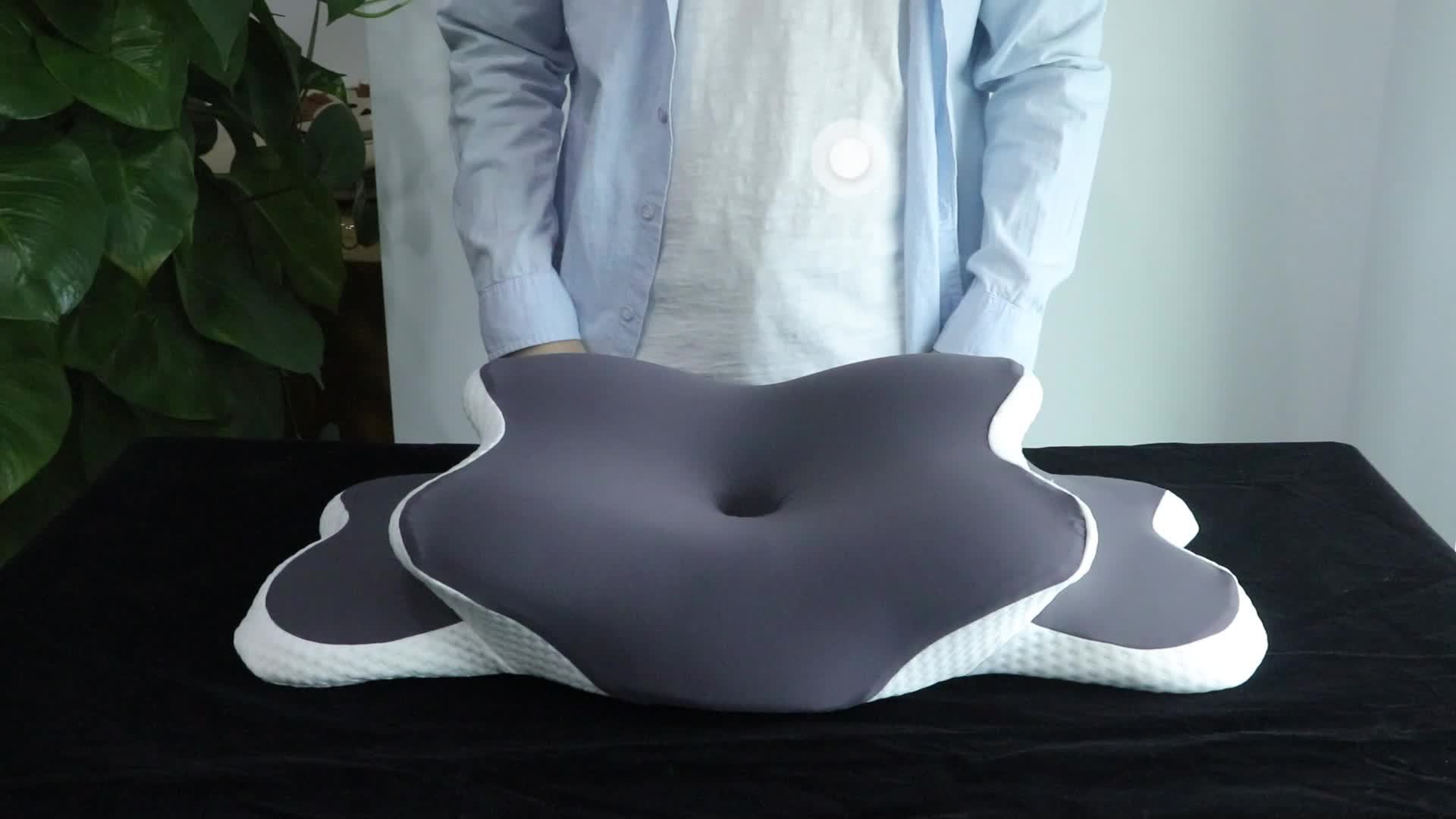 Cuscino Ergonomico in Memory Foam per il Collo – Per il Massimo Comfort e Supporto Durante la Notte
