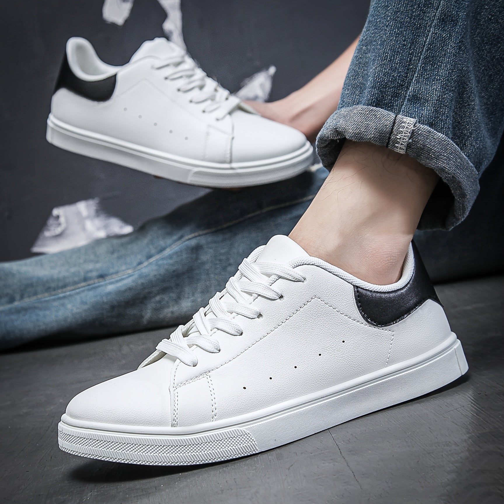 Sneakers Casual da Uomo con Lacci – Confortevoli e Moderne per Primavera e Estate