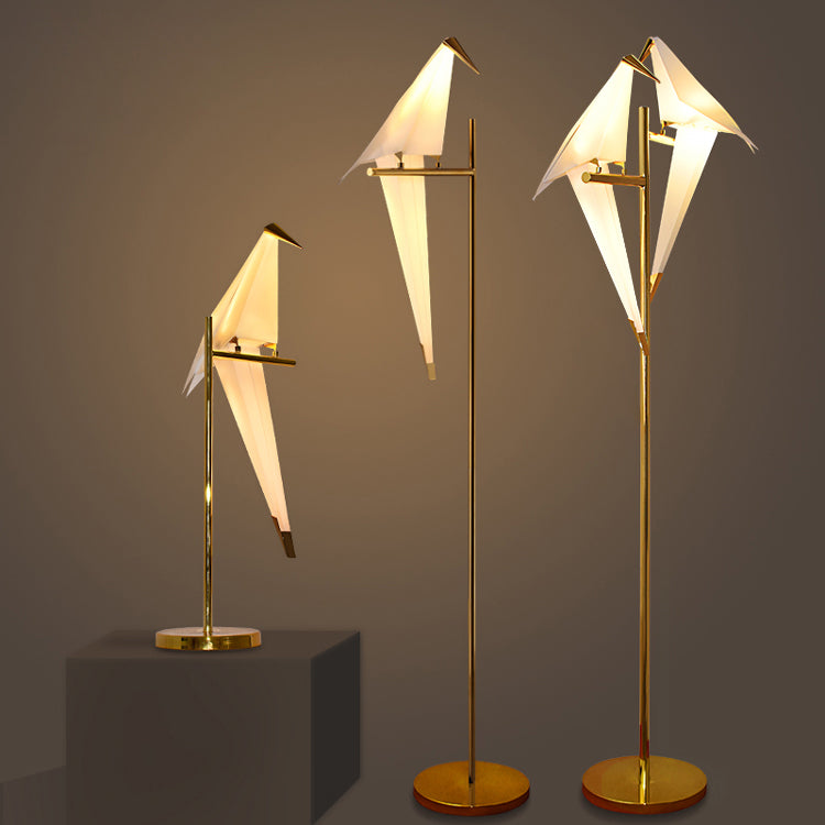 Lampada da Tavolo Origami Birdy – Luce Calda e Atmosferica con Design Moderno delle Ali