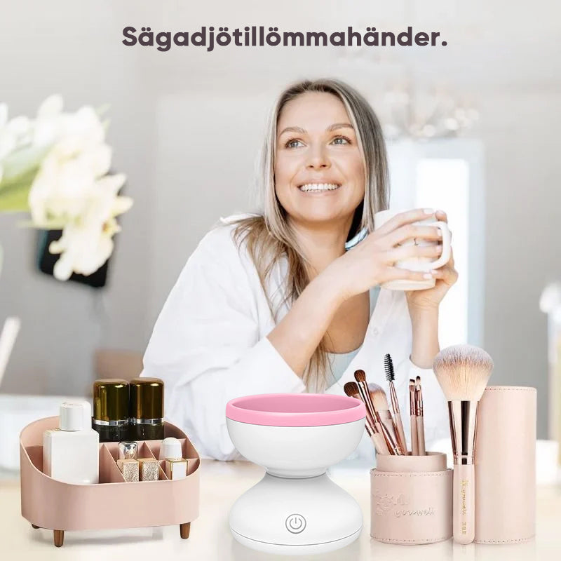 Pulitore Elettrico per Pennelli da Trucco - Pulizia Veloce e Approfondita
