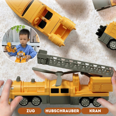 Auto Robot Trasformabile - Giocattolo Creativo per Bambini Avventurosi