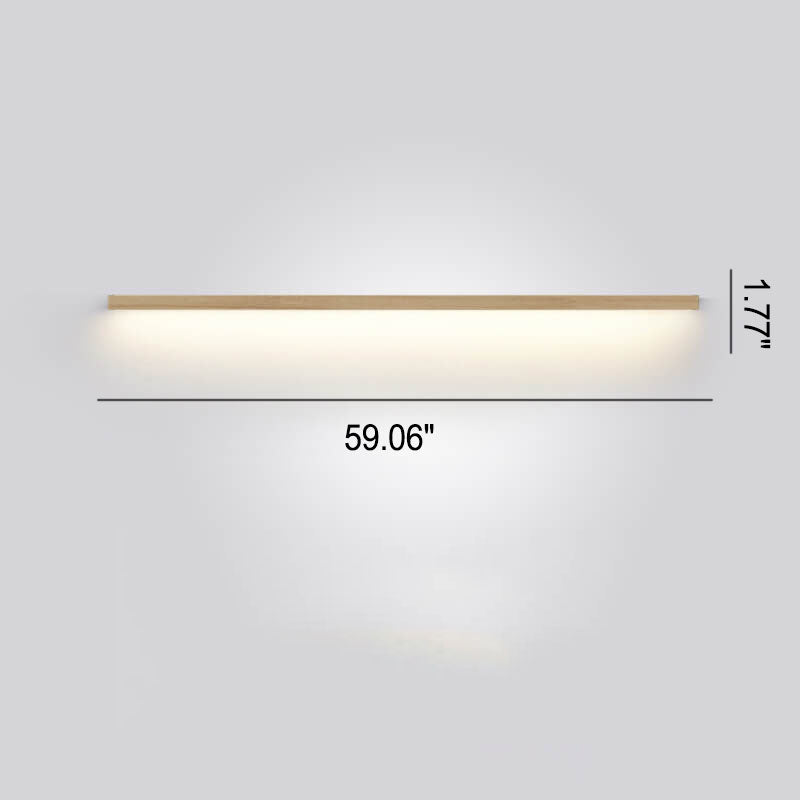 Lampada da Parete in Legno Minimalista – Illuminazione Atmosferica per Ogni Ambiente