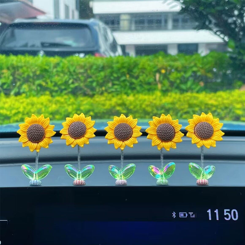 SunnyRide - Delizioso ornamento auto a girasole